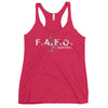 FAFO Shattered Women's Racerback Tank